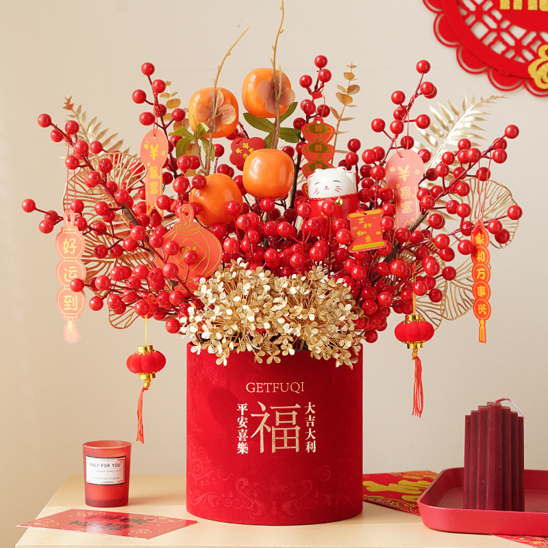 仿真花束摆件