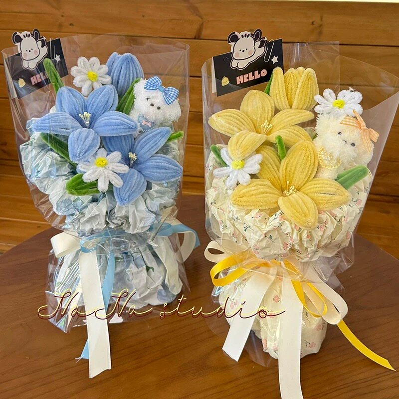 ¥19.80 · 小狗扭扭棒郁金香花束