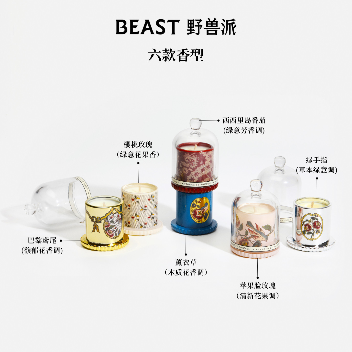 野兽派钟罩香薰蜡烛礼盒