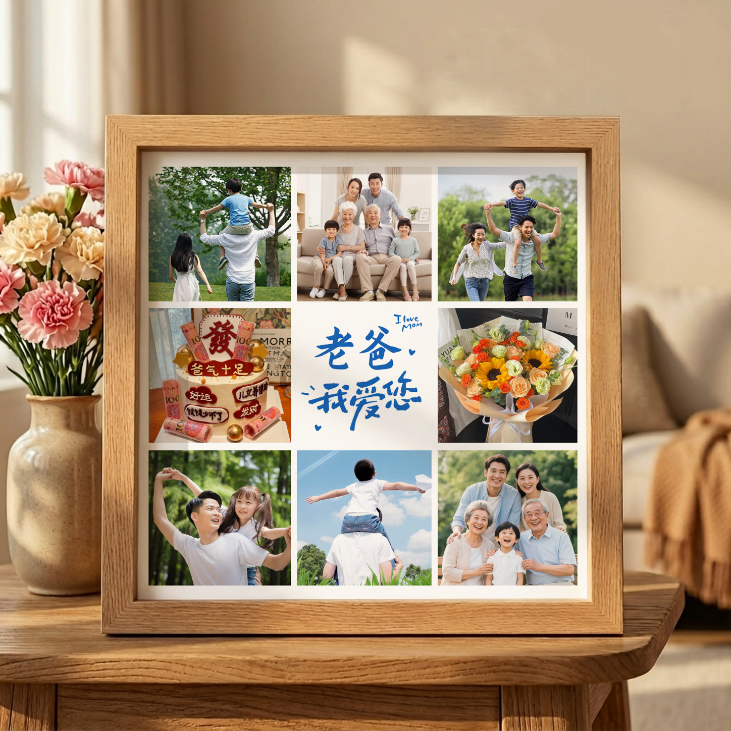 知行合一定制照片相框 图1