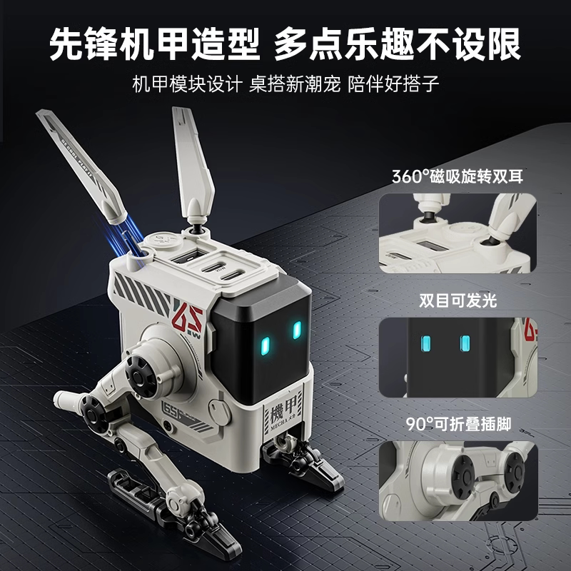 重力星球氮化镓桌面充电站 图2