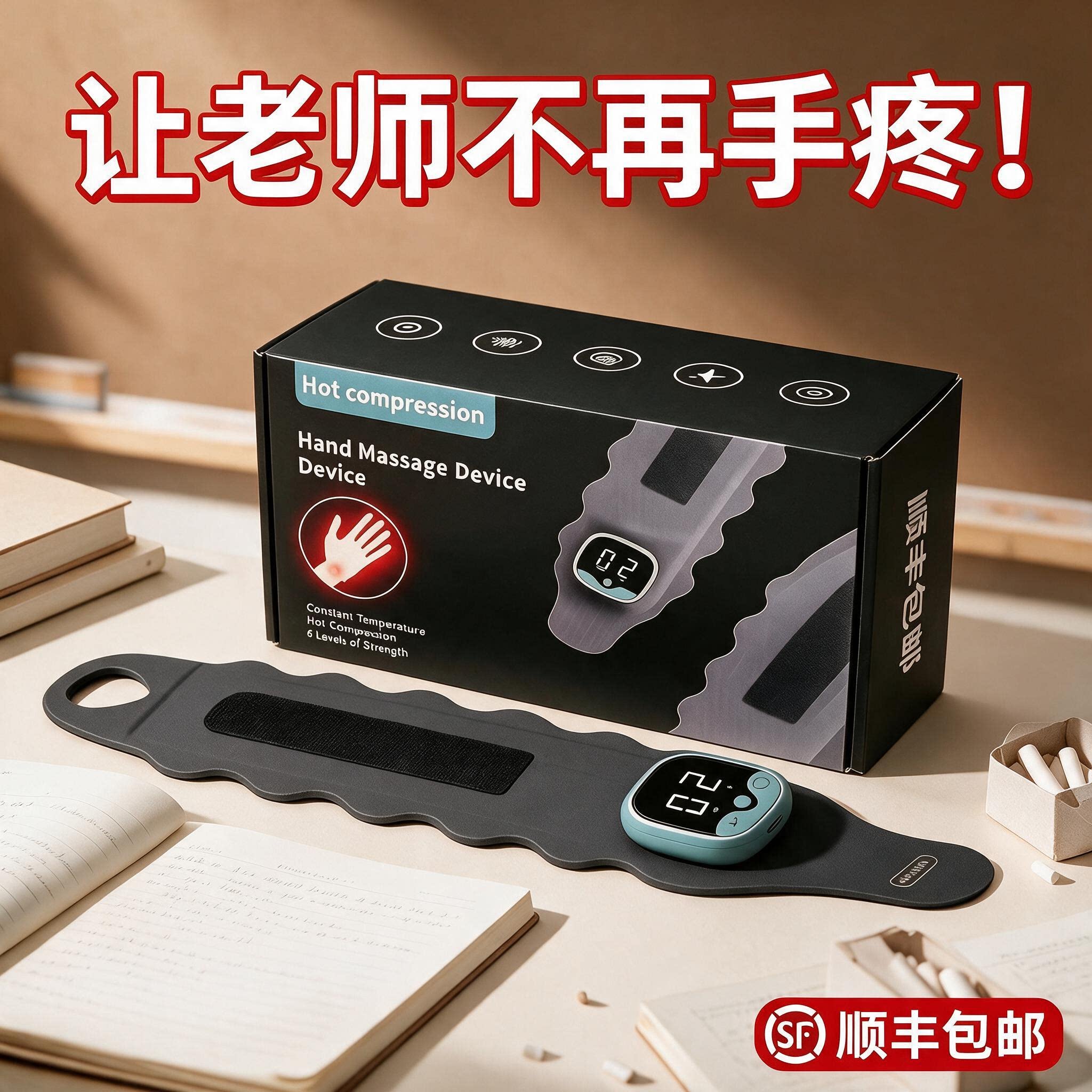 kufire电热按摩护腕 图1