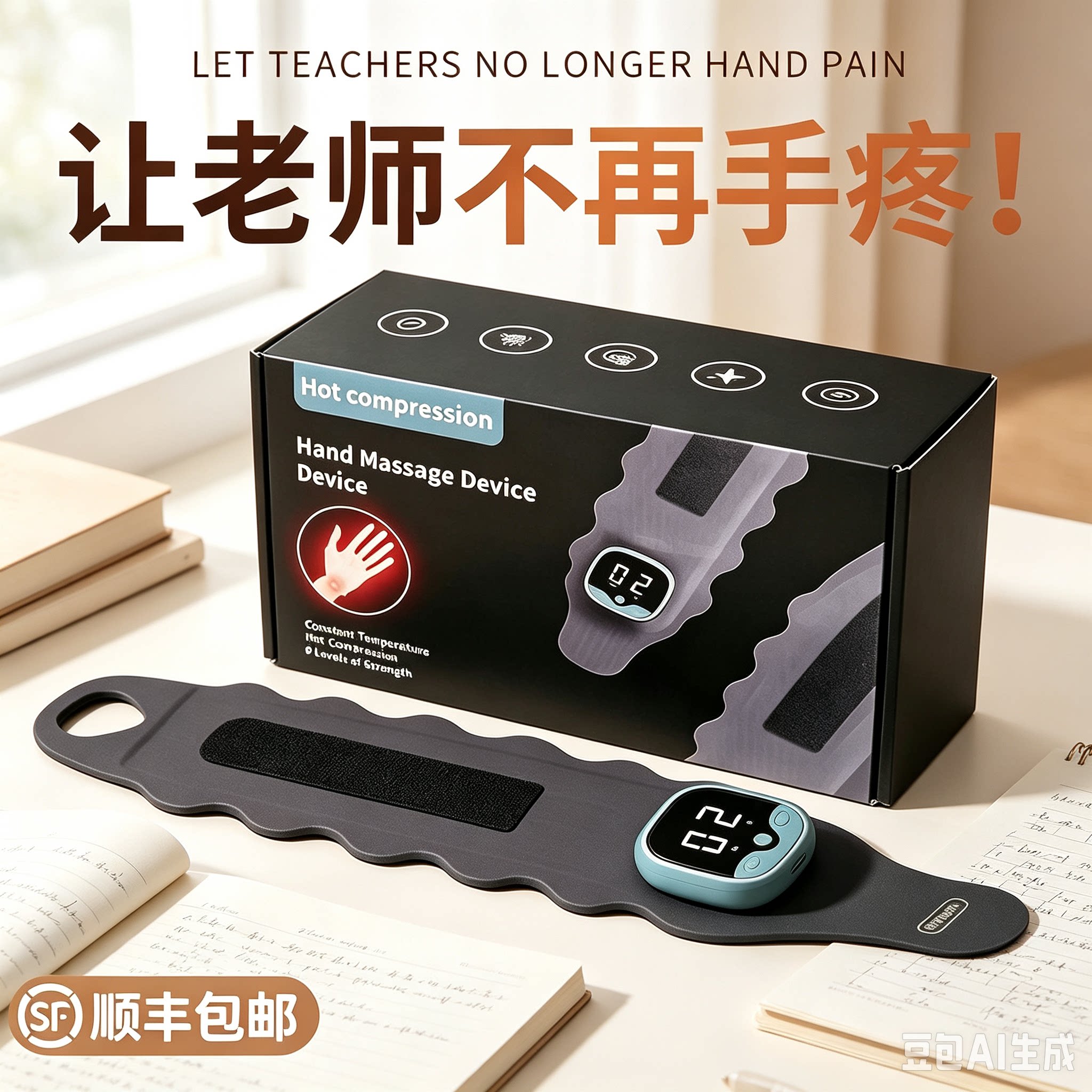 kufire电热按摩护腕 图2